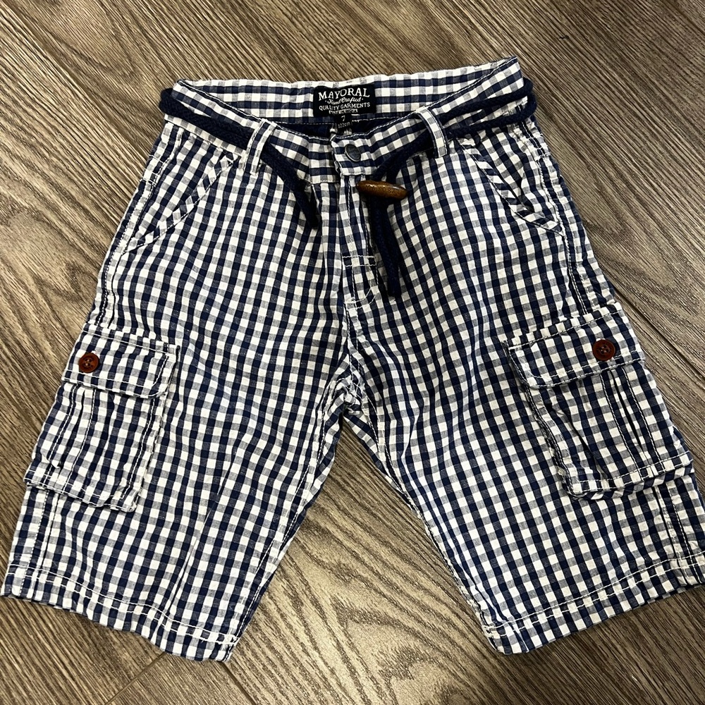 Boys Mayoral Shorts with Belt - Picture 1 of 1